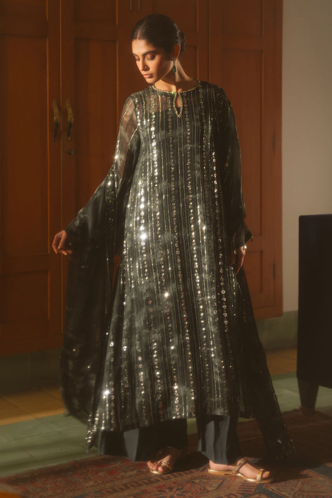 Cross Stitch | Luxe Atelier 25 | FOREST ENVY -  Cross Stitch Ladies Clothes - Original Designer Dress - House of Maryam
