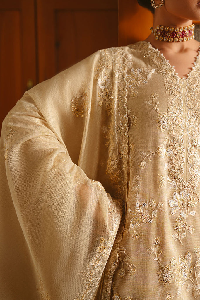 Cross Stitch | Luxe Atelier 25 | GOLDEN AURA -  Cross Stitch Ladies Clothes - Original Designer Dress - House of Maryam