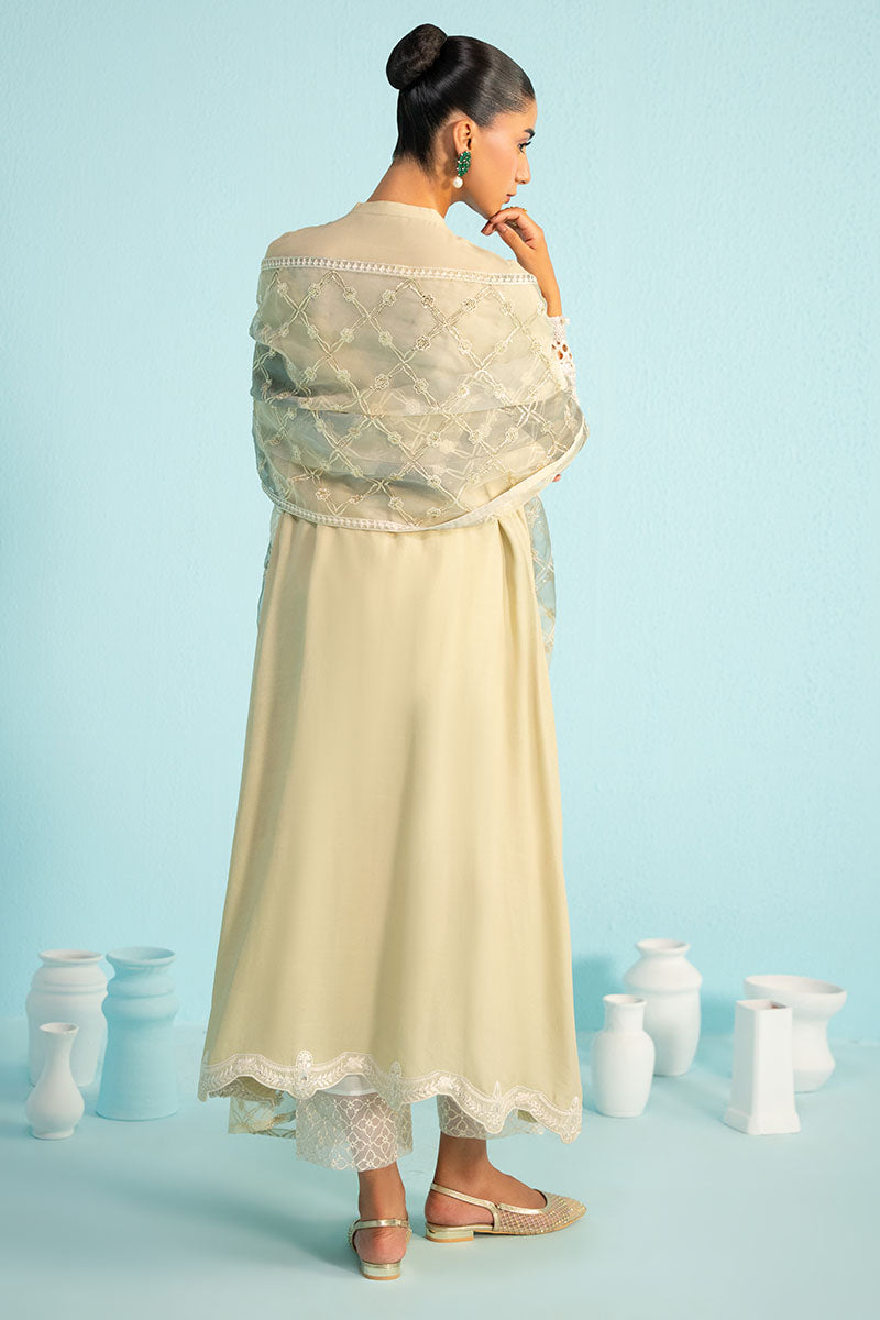 Cross Stitch | Luxury Pret | Verdent Glint-2PC (Shirt & Dupatta), image 6
