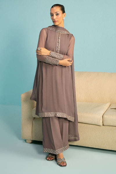 Cross Stitch | Luxury Pret | Scintillate Haze-3PC (Shirt, Trouser & Dupatta)