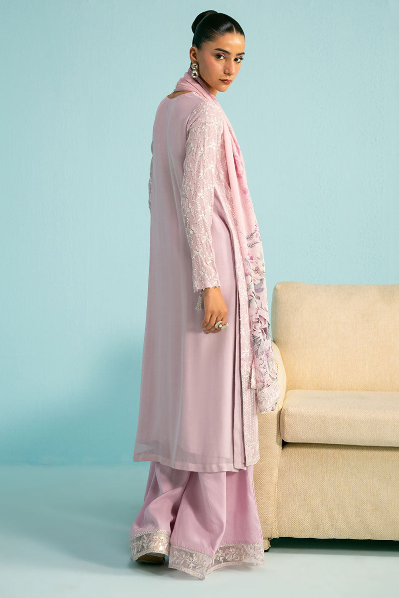 Cross Stitch | Luxury Pret | Lavender Bling-3PC (Shirt, Trouser & Dupatta), image 6