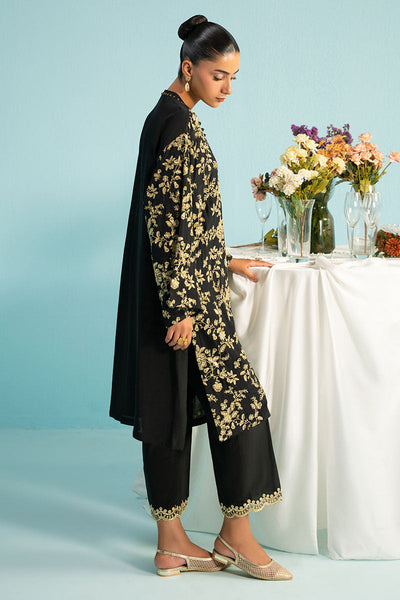 Cross Stitch | Luxury Pret | Sable Gleam-2PC (Shirt & Trouser)