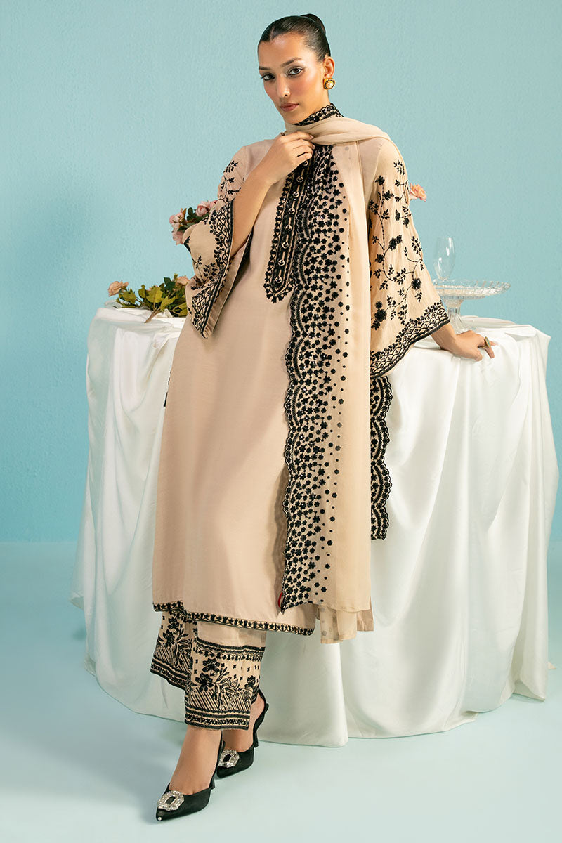 Cross Stitch | Luxury Pret | Majestic Ivory-3PC (Shirt, Trouser & Dupatta), image 4