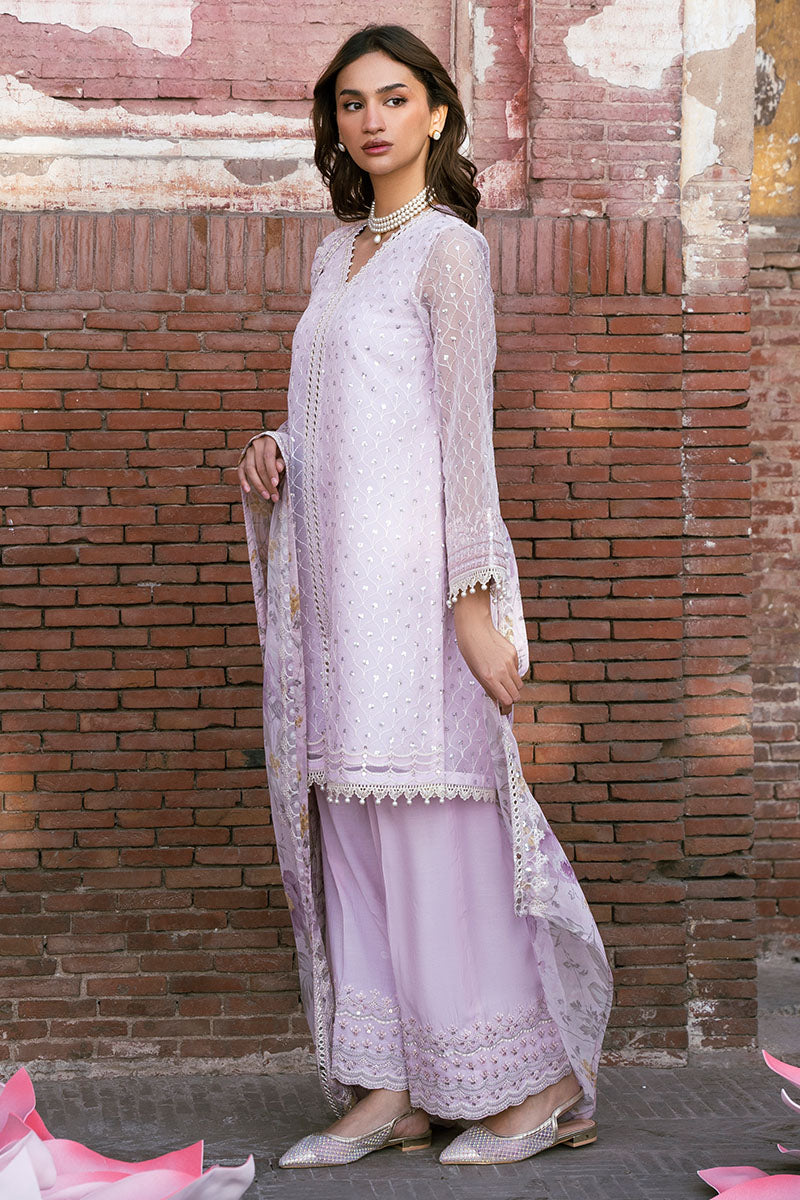 Cross Stitch | Luxury Pret | Petal Splash-3PC (Shirt, Trouser & Dupatta), image 5