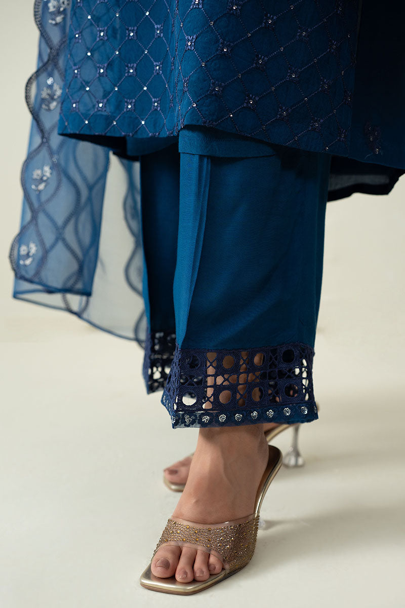 Cross Stitch | Luxury Pret | Lunette Glow-2PC (Shirt & Dupatta), image 4