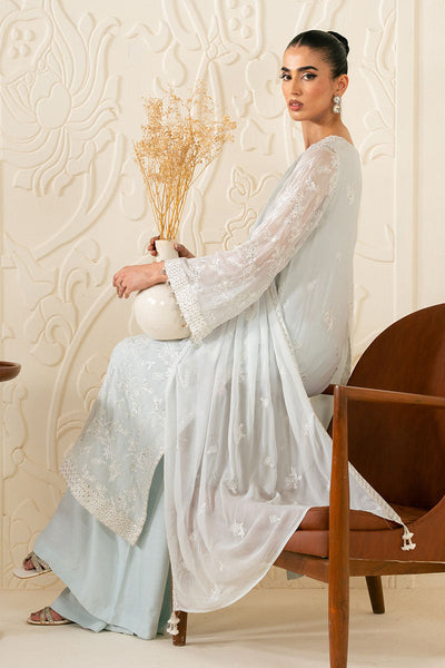 Cross Stitch | Luxury Pret | Aqua Dream-3PC (Shirt, Trouser & Dupatta)