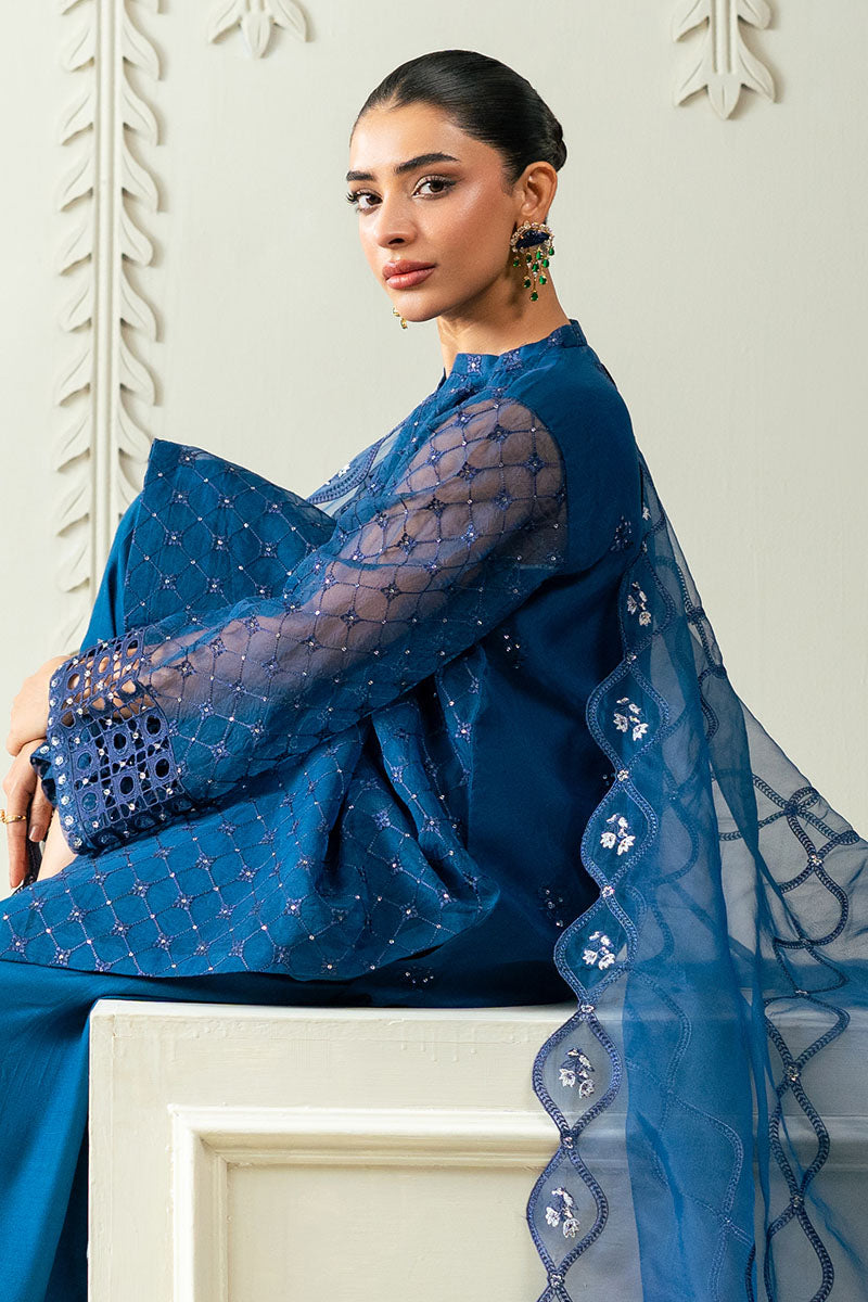 Cross Stitch | Luxury Pret | Lunette Glow-2PC (Shirt & Dupatta), image 3