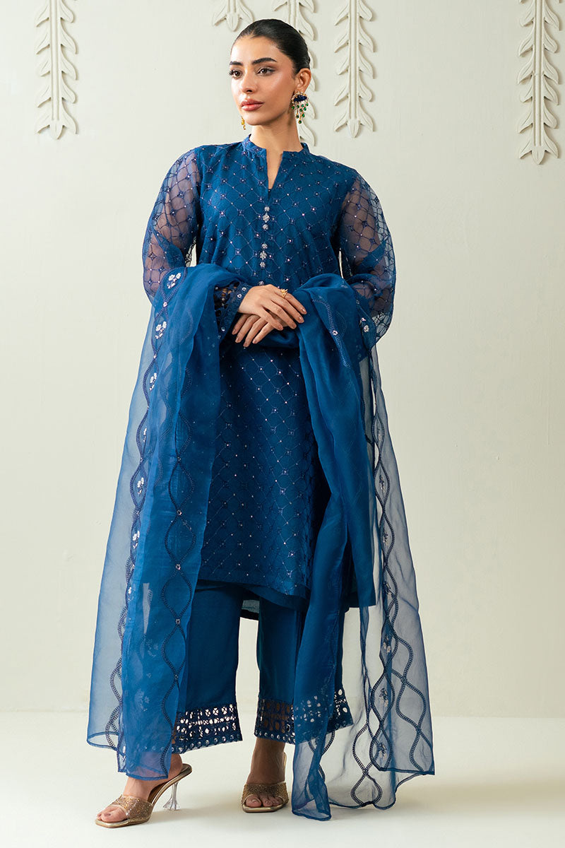 Cross Stitch | Luxury Pret | Lunette Glow-2PC (Shirt & Dupatta)