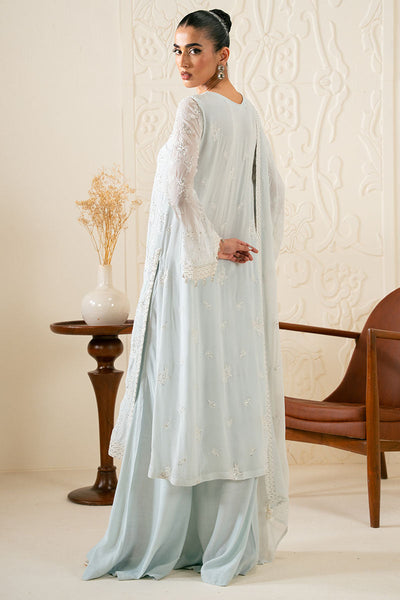 Cross Stitch | Luxury Pret | Aqua Dream-3PC (Shirt, Trouser & Dupatta)