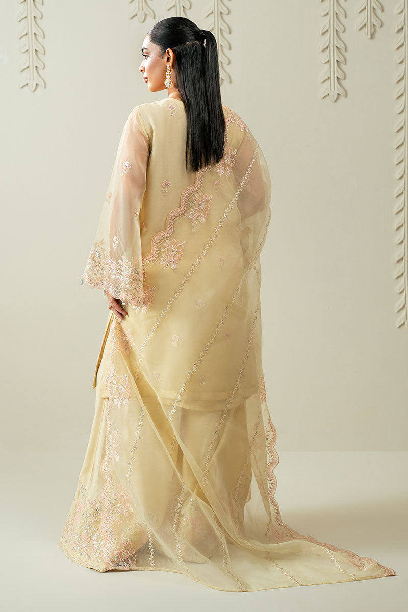 Cross Stitch | Luxury Pret | Rosette Glow -3PC (Shirt, Trouser & Dupatta)-6