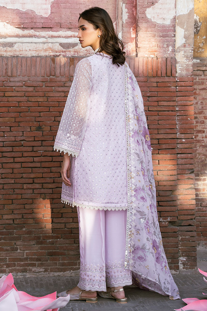Cross Stitch | Luxury Pret | Petal Splash-3PC (Shirt, Trouser & Dupatta)-6