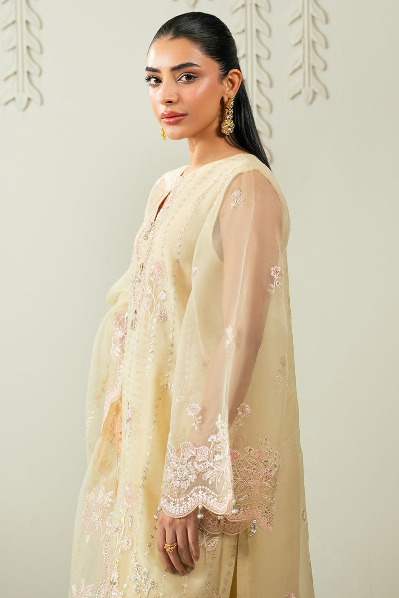 Cross Stitch | Luxury Pret | Rosette Glow -3PC (Shirt, Trouser & Dupatta), image 5