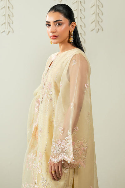 Cross Stitch | Luxury Pret | Rosette Glow -3PC (Shirt, Trouser & Dupatta)