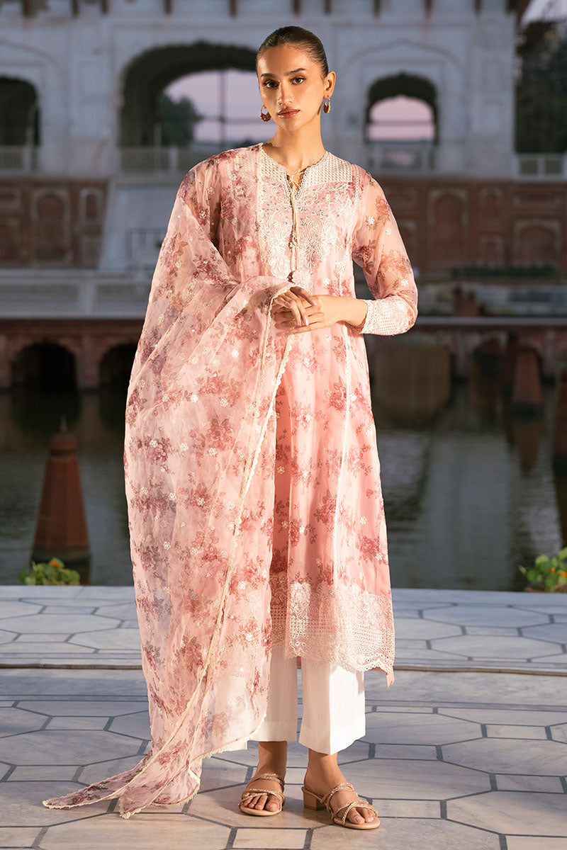 Cross Stitch | Luxury Pret | Carnation-2PC (Shirt & Dupatta)