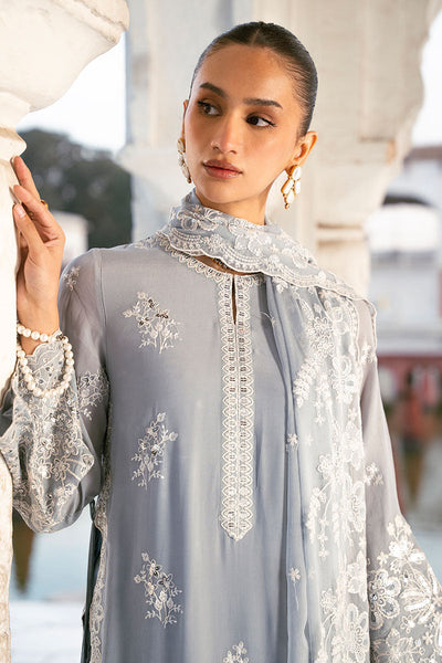 Cross Stitch | Luxury Pret | Grey Melange-3PC (Shirt, Trouser & Dupatta)