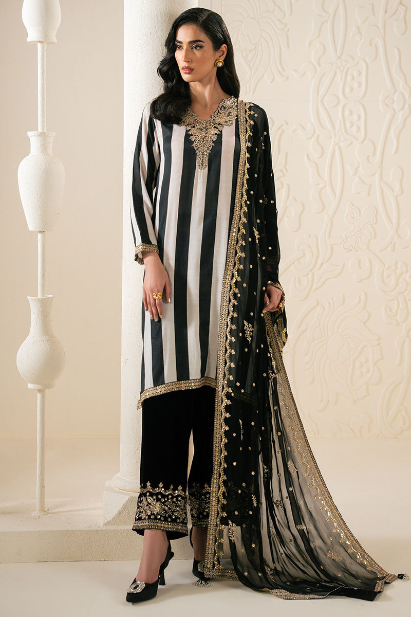 Cross Stitch | Luxury Pret | Glided Grace-3PC (Shirt, Trouser & Dupatta)