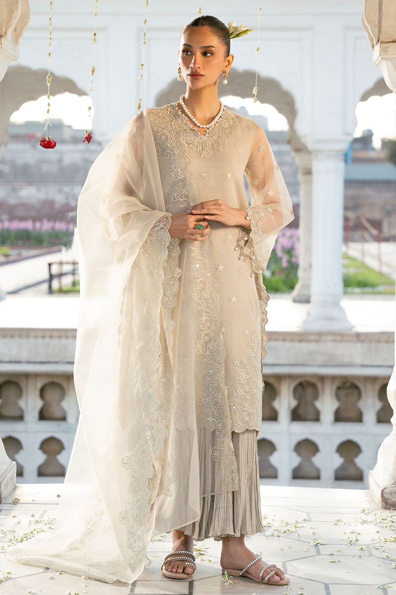 Cross Stitch | Luxury Pret | Verdant Twist-3PC (Shirt, Trouser & Dupatta)