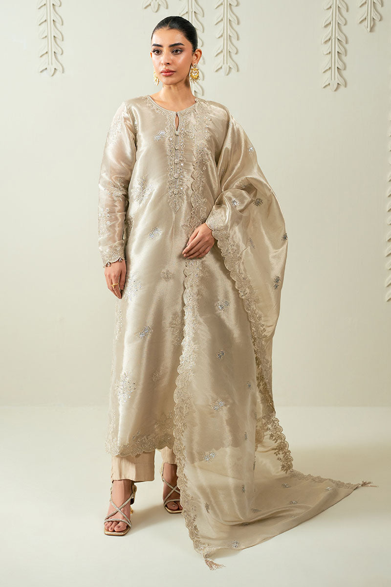 Cross Stitch | Luxury Pret | Metallic Muse-2PC (Shirt & Dupatta), image 2