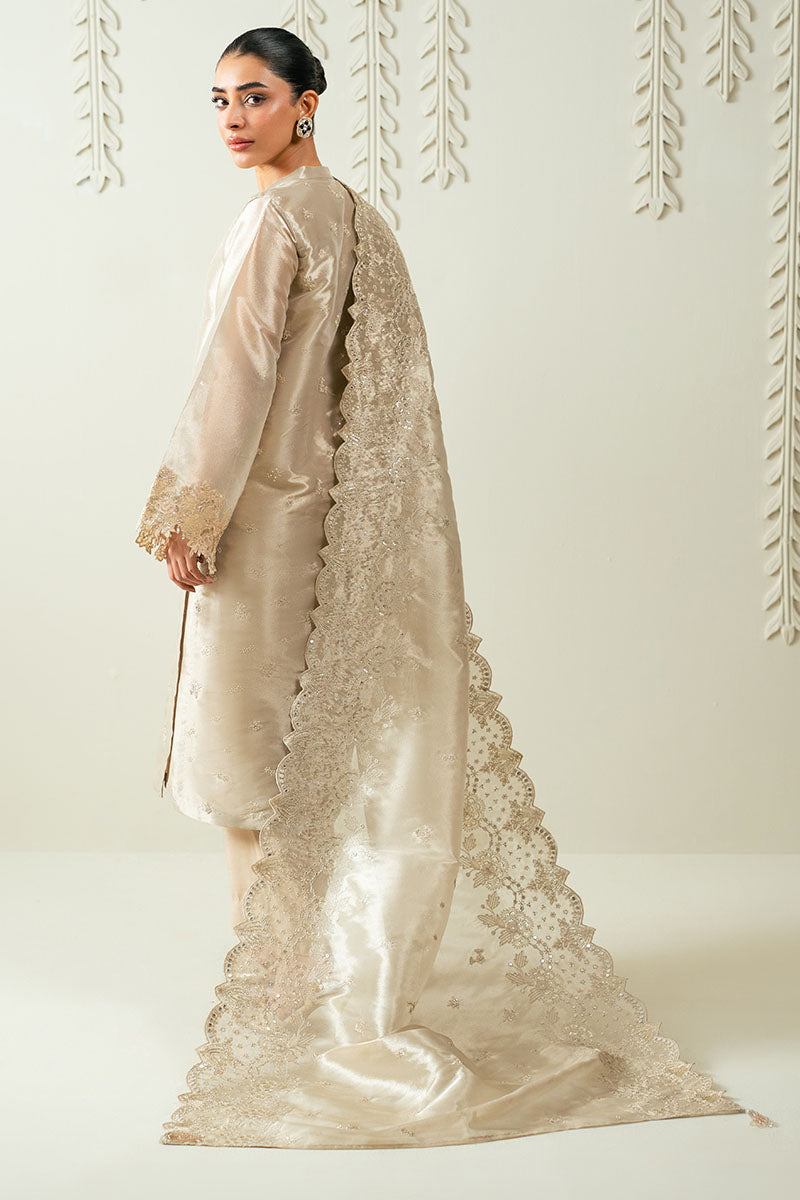 Cross Stitch | Luxury Pret | Zinc Gold-2PC(Shirt & Duppata), image 6