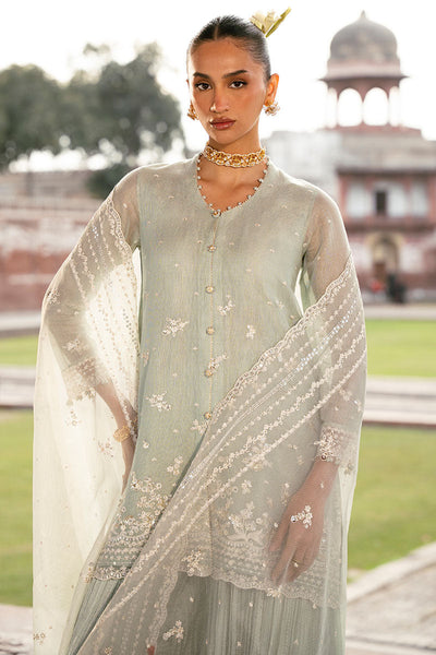 Cross Stitch | Luxury Pret | Mint Haze-3PC (Shirt, Trouser & Dupatta)