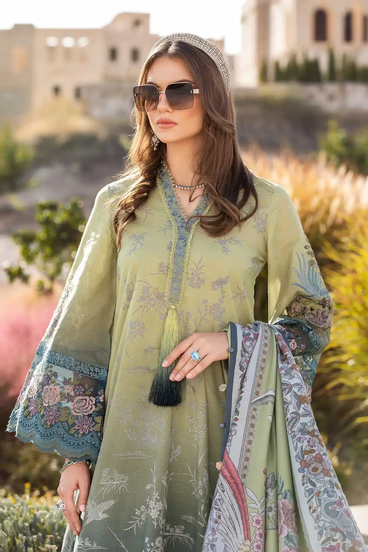 Maria B | M Prints Winter 23 | MPT-2007-A by Designer Maria B - House of Maryam - Pakistani Designer Ethnic Wear in {{ shop.shopifyCountryName }}