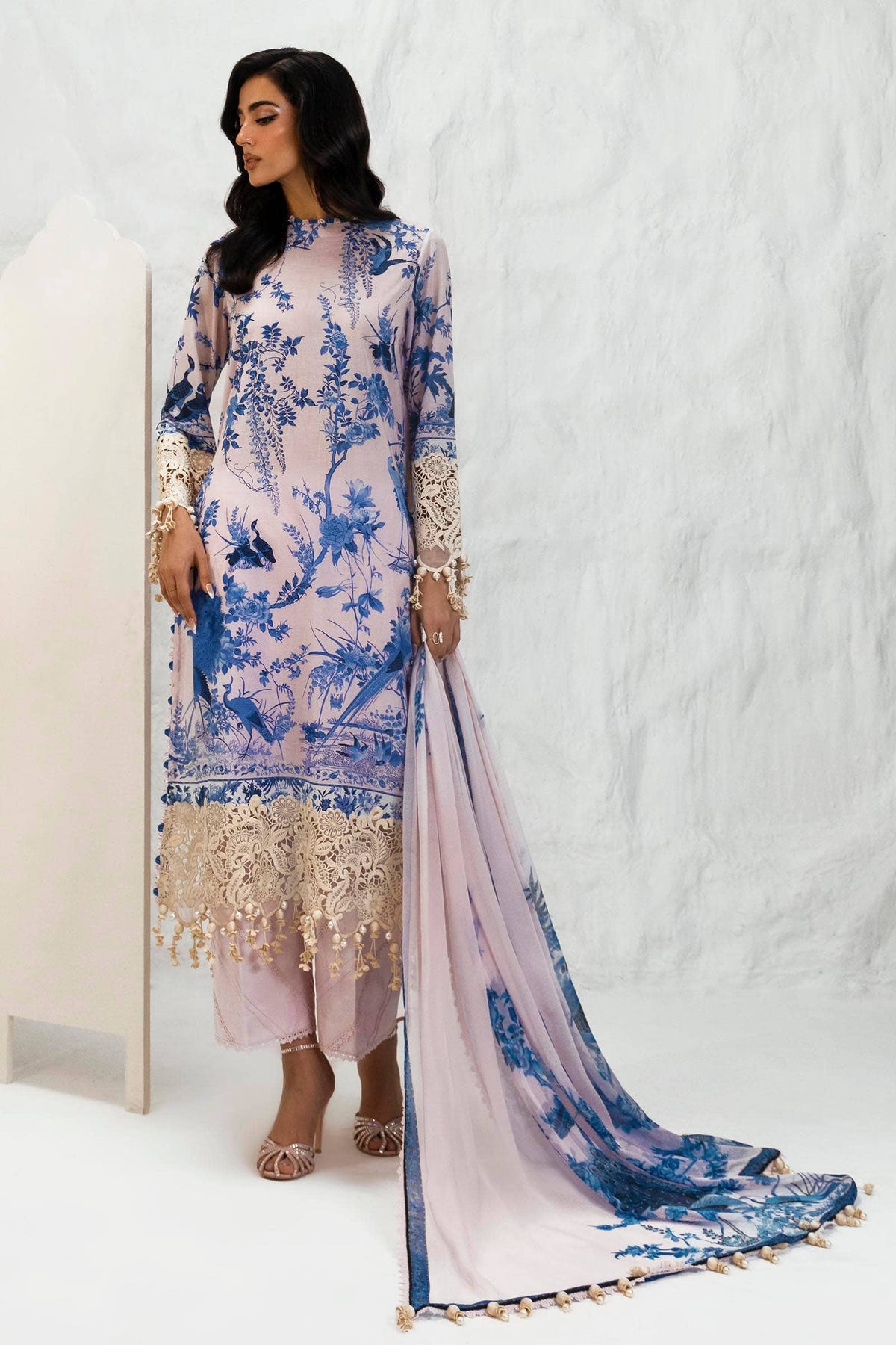 Sana Safinaz | Muzlin Summer 24 | 004B-CI -  Sana Safinaz Luxury - Original Designer Dress - House of Maryam