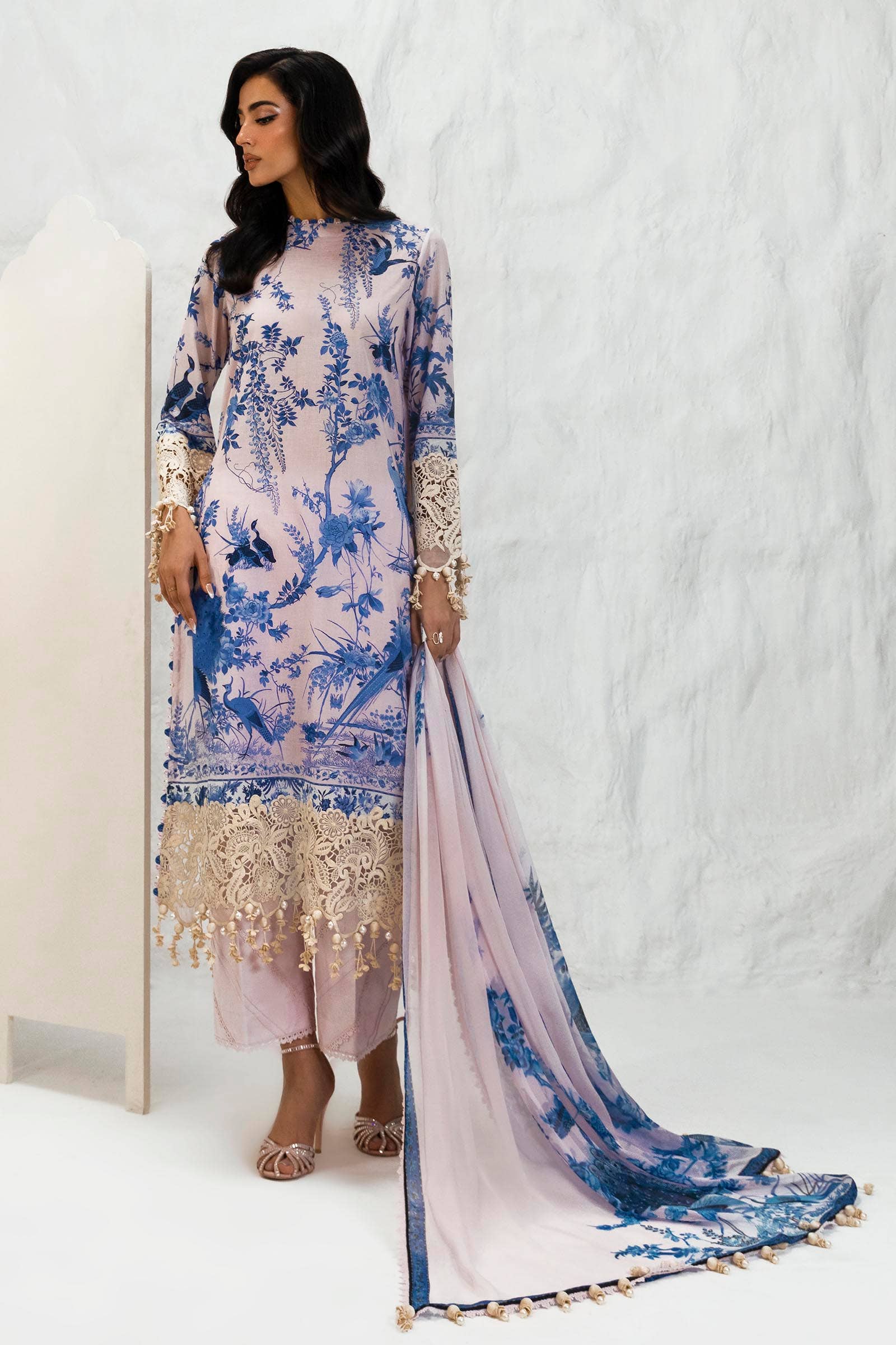 Sana Safinaz | Muzlin Summer 24 | 004B-CI by Designer Sana Safinaz - House of Maryam - Pakistani Designer Ethnic Wear in {{ shop.shopifyCountryName }}