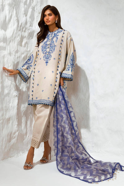 Sana Safinaz | Muzlin Summer 24 | 009A-CT -  Sana Safinaz Luxury - Original Designer Dress - House of Maryam