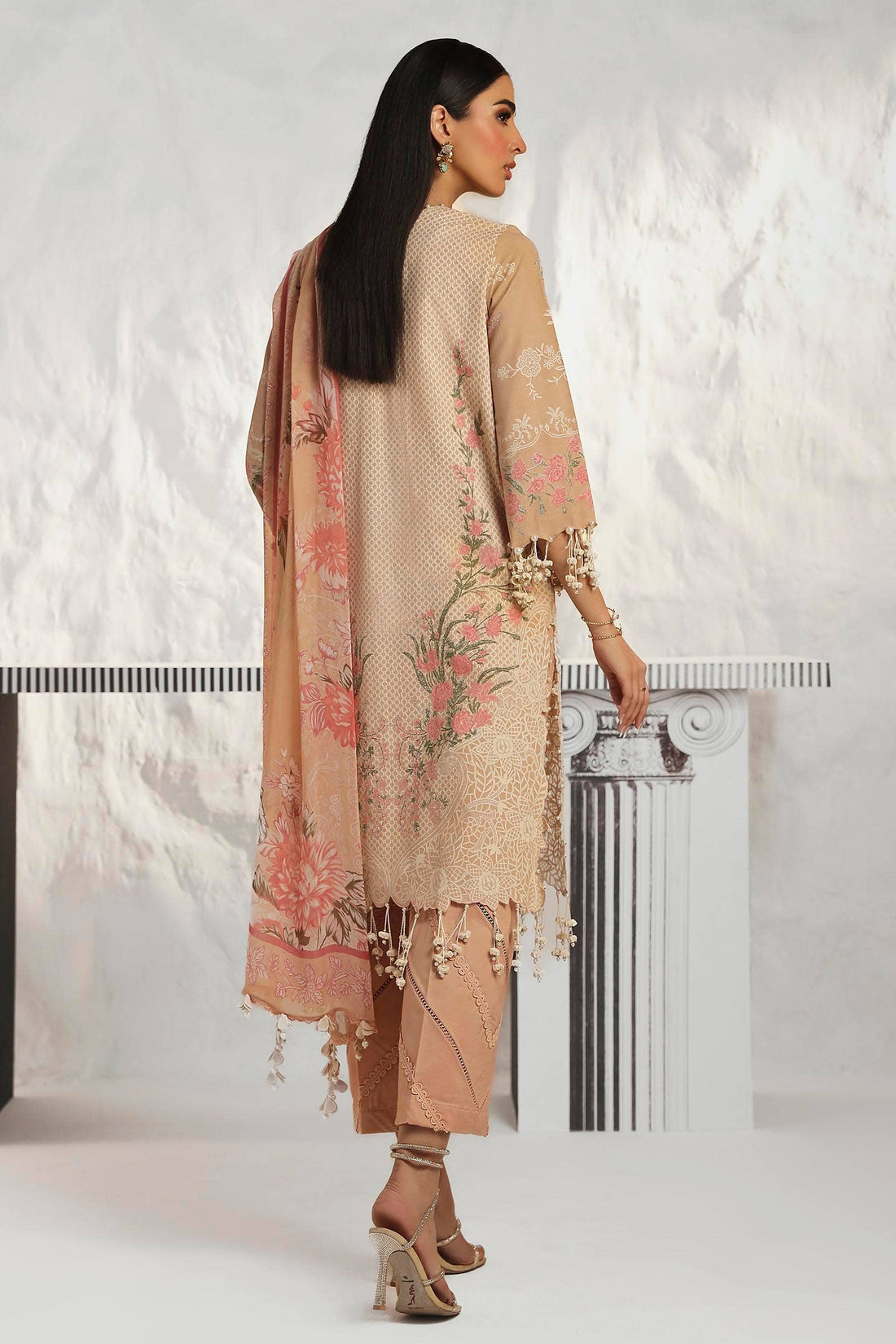 Sana Safinaz | Muzlin Summer 24 | 012B-CJ by Designer Sana Safinaz - House of Maryam - Pakistani Designer Ethnic Wear in {{ shop.shopifyCountryName }}