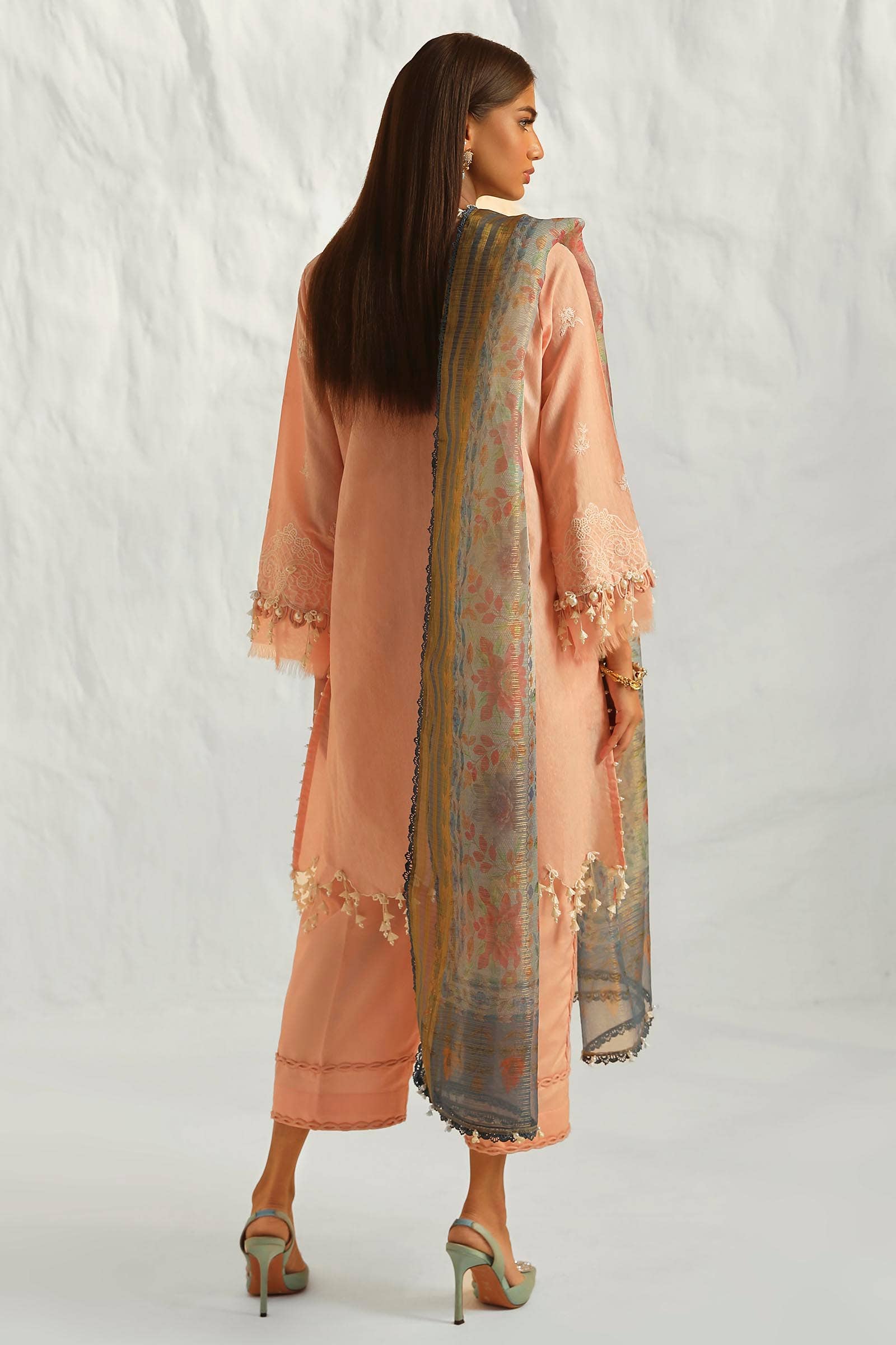 Sana Safinaz | Muzlin Summer 24 | 013A-DH by Designer Sana Safinaz - House of Maryam - Pakistani Designer Ethnic Wear in {{ shop.shopifyCountryName }}