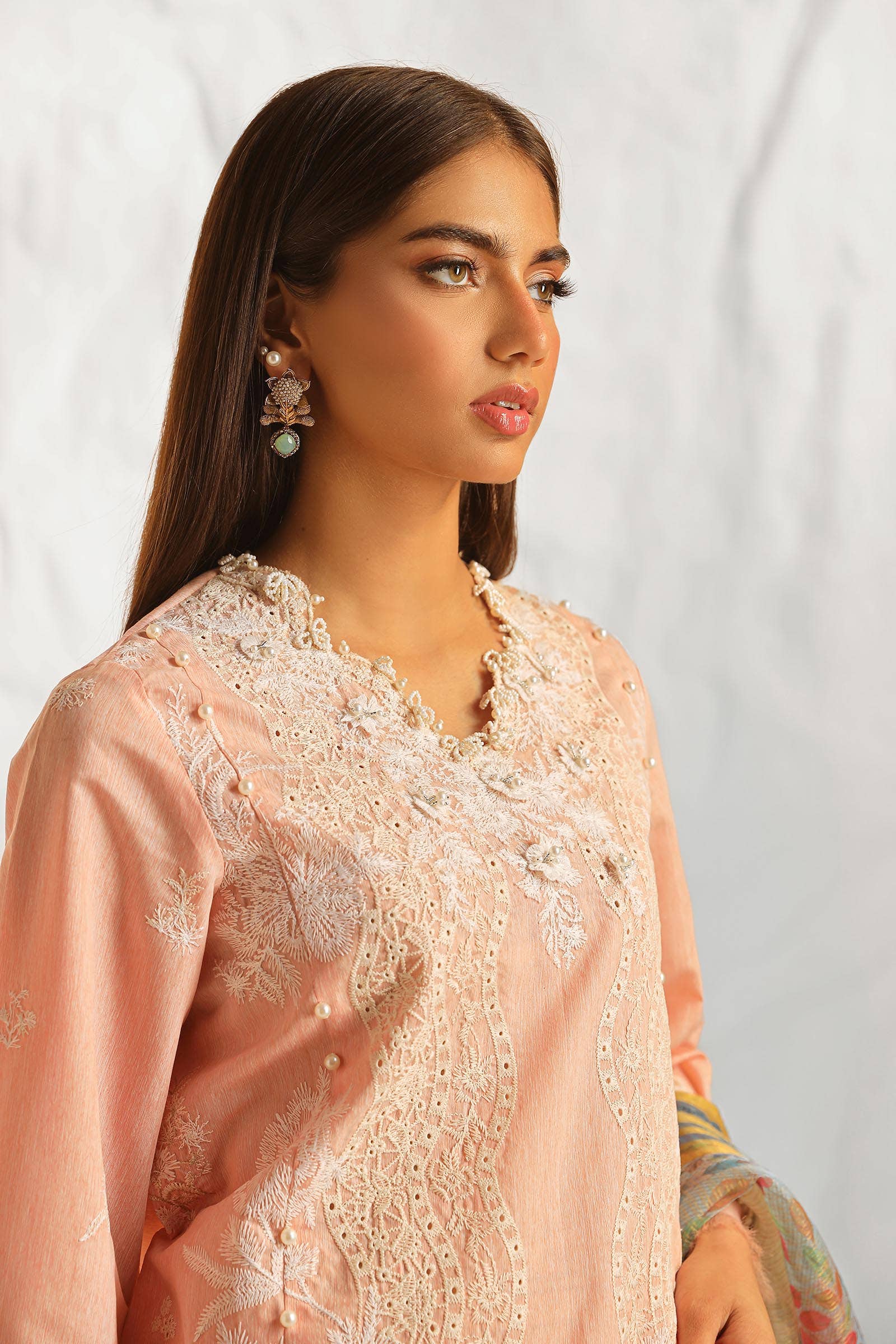 Sana Safinaz | Muzlin Summer 24 | 013A-DH by Designer Sana Safinaz - House of Maryam - Pakistani Designer Ethnic Wear in {{ shop.shopifyCountryName }}