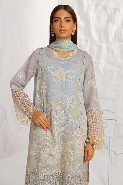 Sana Safinaz | Muzlin Summer 24 | 016A-CJ -  Sana Safinaz Luxury - Original Designer Dress - House of Maryam