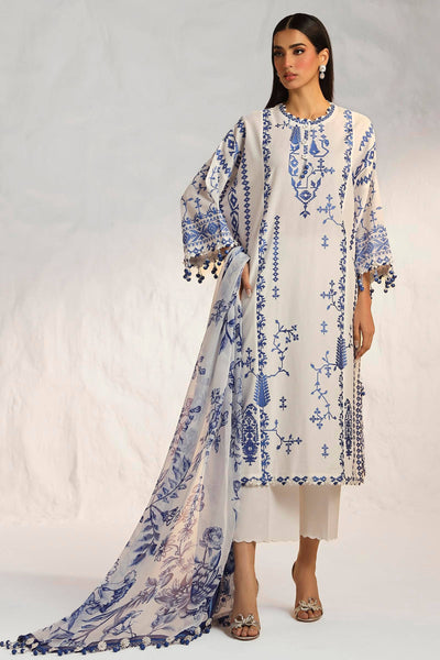 Sana Safinaz | Muzlin Summer 24 | 017A-CJ -  Sana Safinaz Luxury - Original Designer Dress - House of Maryam