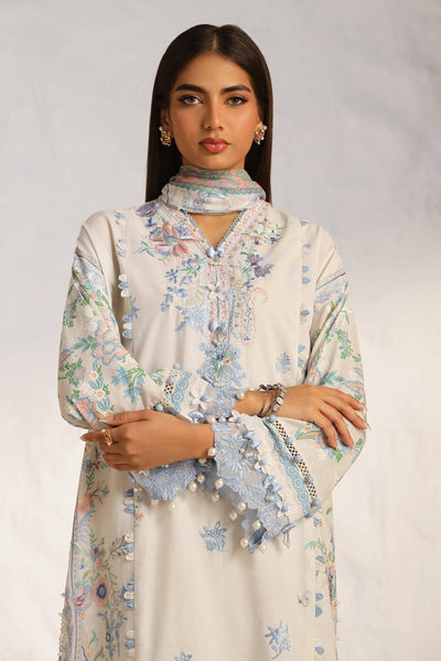 Sana Safinaz | Muzlin Summer 24 | 019A-CJ -  Sana Safinaz Luxury - Original Designer Dress - House of Maryam