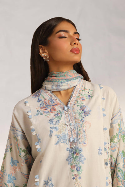 Sana Safinaz | Muzlin Summer 24 | 019A-CJ -  Sana Safinaz Luxury - Original Designer Dress - House of Maryam