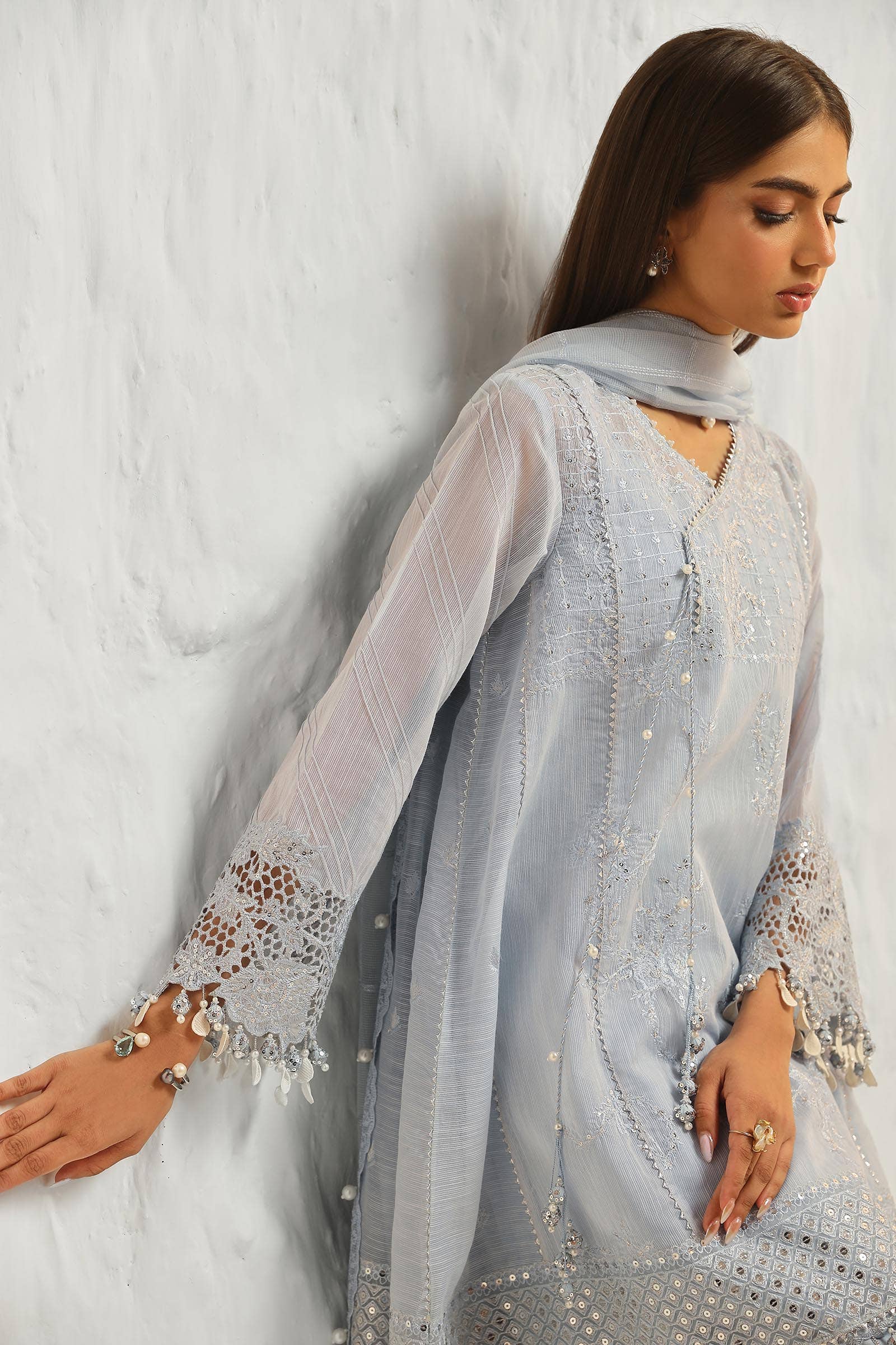 Sana Safinaz | Muzlin Summer 24 | 020A-CV by Designer Sana Safinaz - House of Maryam - Pakistani Designer Ethnic Wear in {{ shop.shopifyCountryName }}