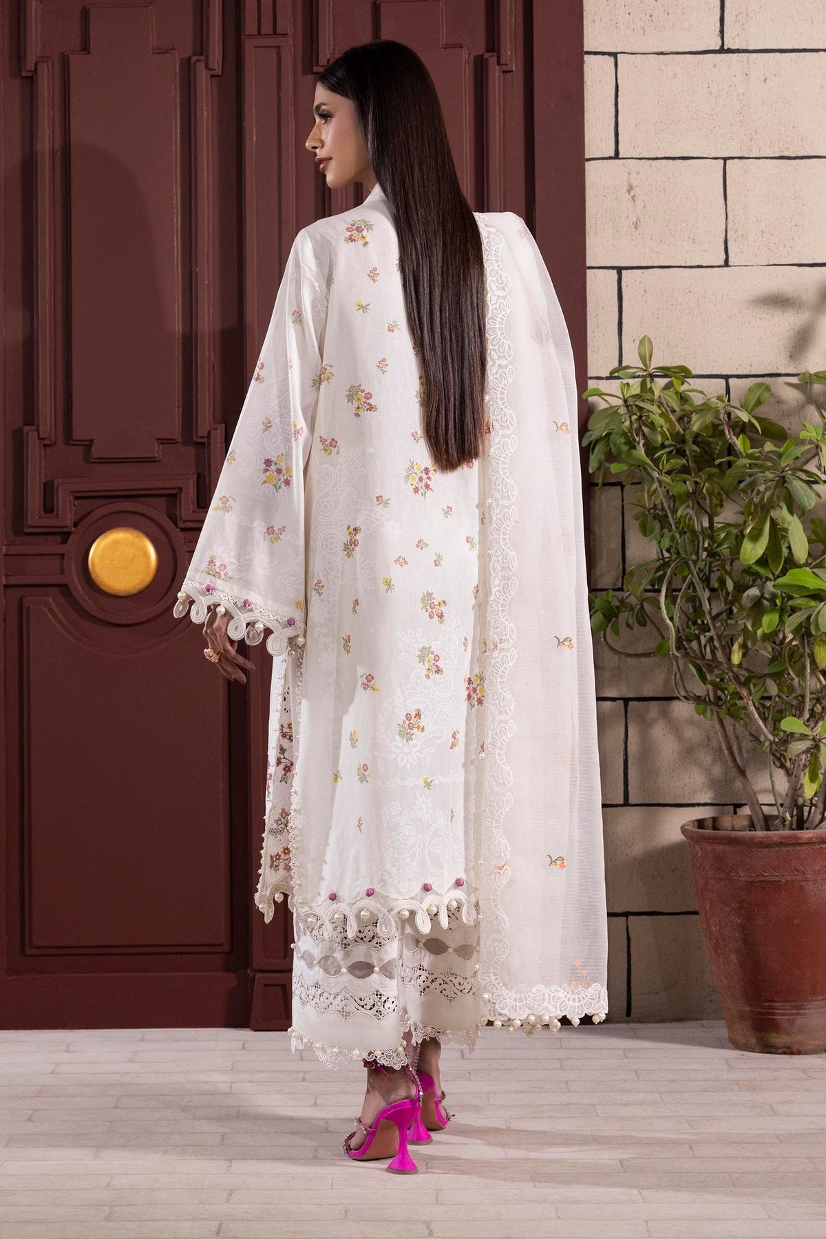 Sana Safinaz | Muzlin Spring 25 | M251-004A-3CT -  Sana Safinaz Ladies Clothes - Original Designer Dress - House of Maryam