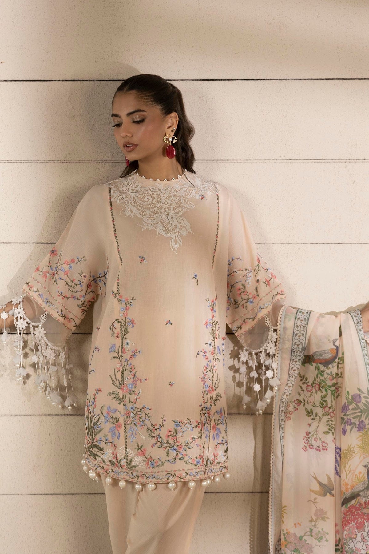Sana Safinaz | Muzlin Spring 25 | M251-005B-3CL -  Sana Safinaz Ladies Clothes - Original Designer Dress - House of Maryam