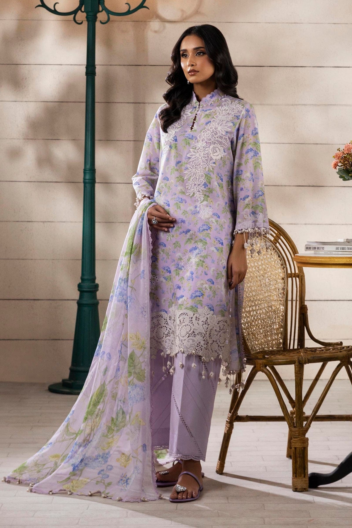 Sana Safinaz | Muzlin Spring 25 | M251-006A-3CI -  Sana Safinaz Ladies Clothes - Original Designer Dress - House of Maryam
