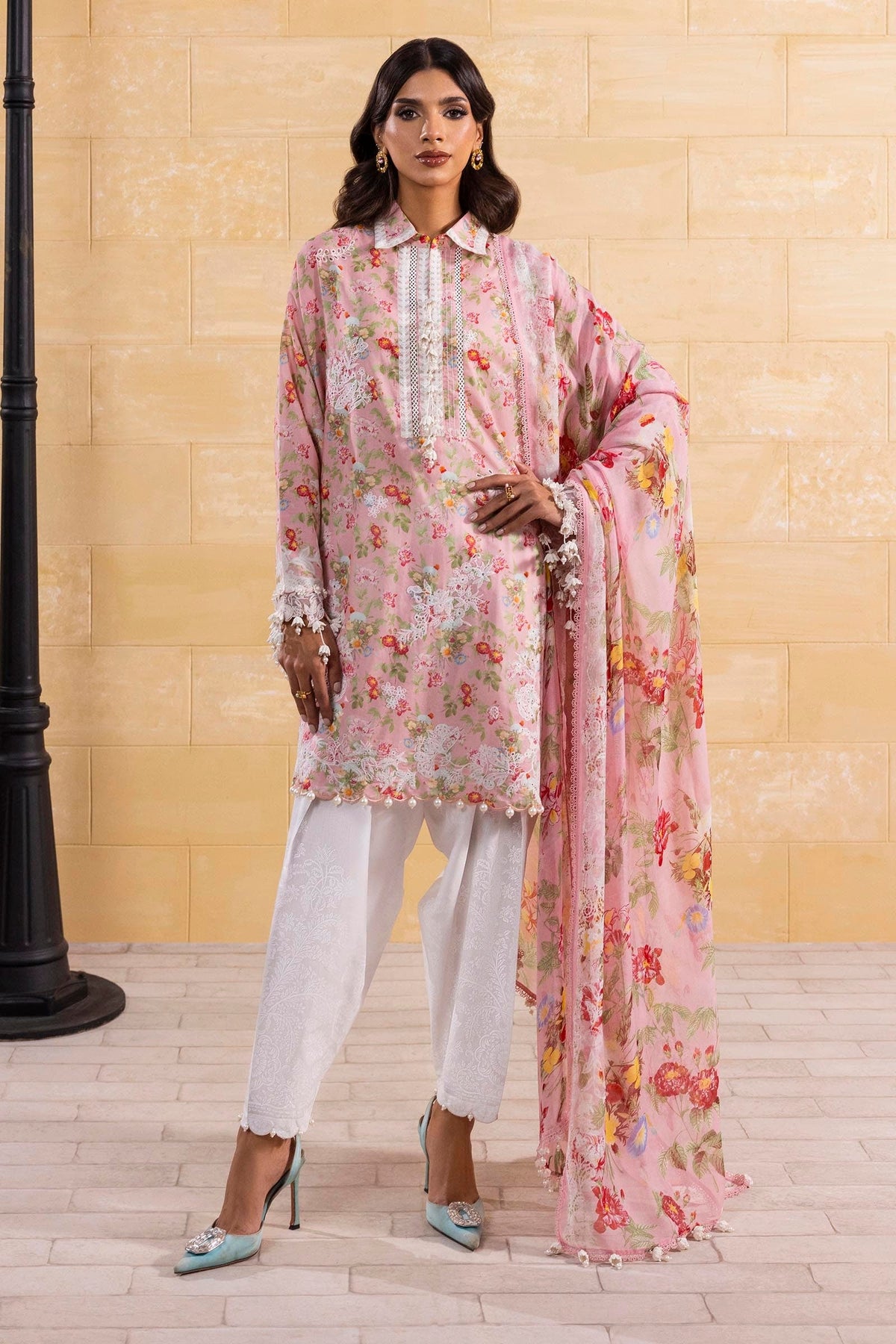 Sana Safinaz | Muzlin Spring 25 | M251-007A-3CI -  Sana Safinaz Ladies Clothes - Original Designer Dress - House of Maryam