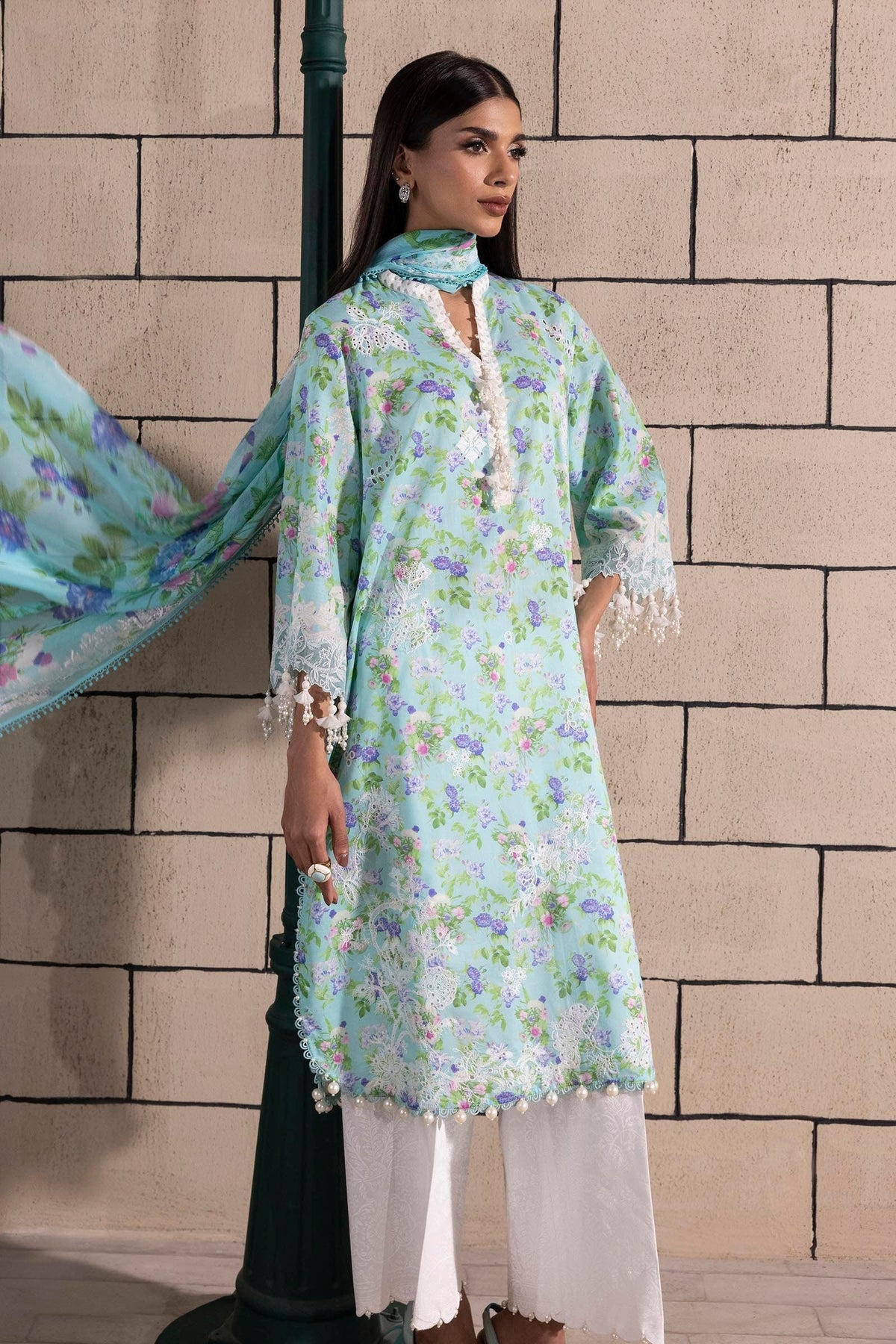 Sana Safinaz | Muzlin Spring 25 | M251-007B-3CI -  Sana Safinaz Ladies Clothes - Original Designer Dress - House of Maryam