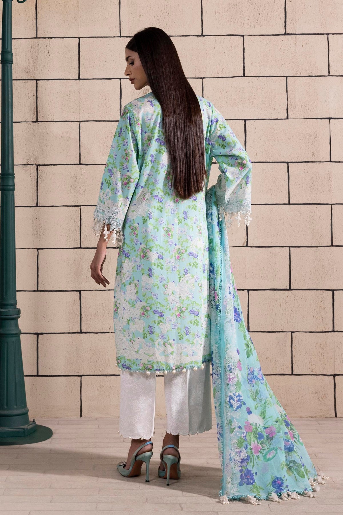 Sana Safinaz | Muzlin Spring 25 | M251-007B-3CI -  Sana Safinaz Ladies Clothes - Original Designer Dress - House of Maryam