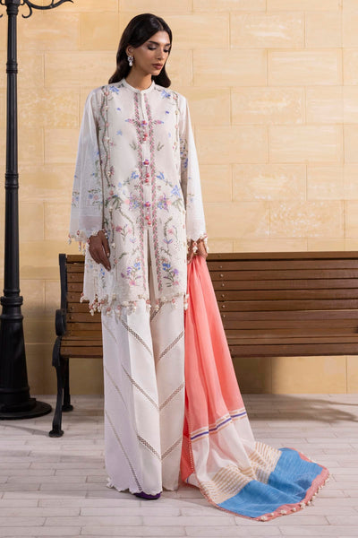 Sana Safinaz | Muzlin Spring 25 | M251-008B-3DG -  Sana Safinaz Ladies Clothes - Original Designer Dress - House of Maryam