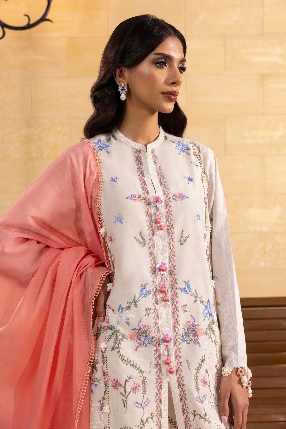 Sana Safinaz | Muzlin Spring | M251-008B-3DG -  Sana Safinaz Ladies Clothes - Original Designer Dress - House of Maryam