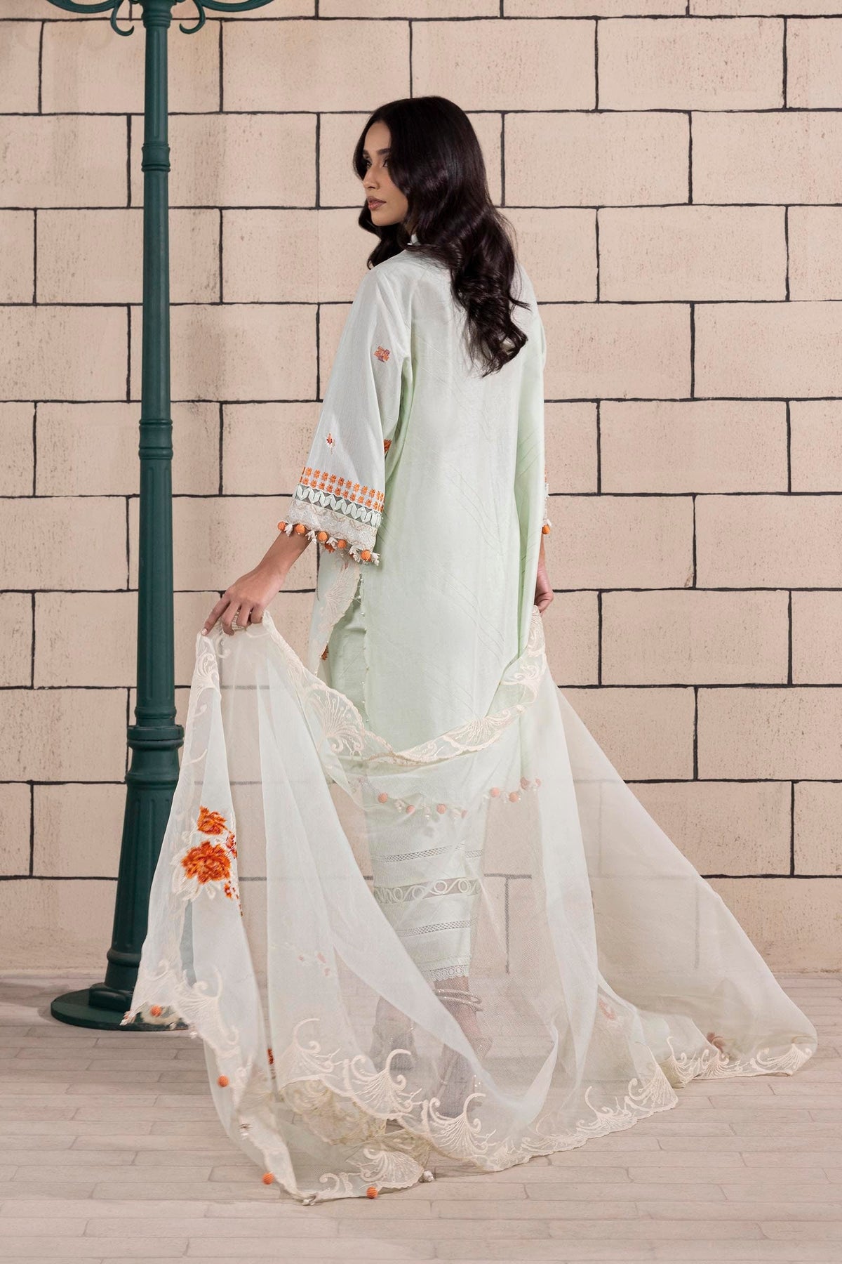 Sana Safinaz | Muzlin Spring 25 | M251-010A-3CS -  Sana Safinaz Ladies Clothes - Original Designer Dress - House of Maryam