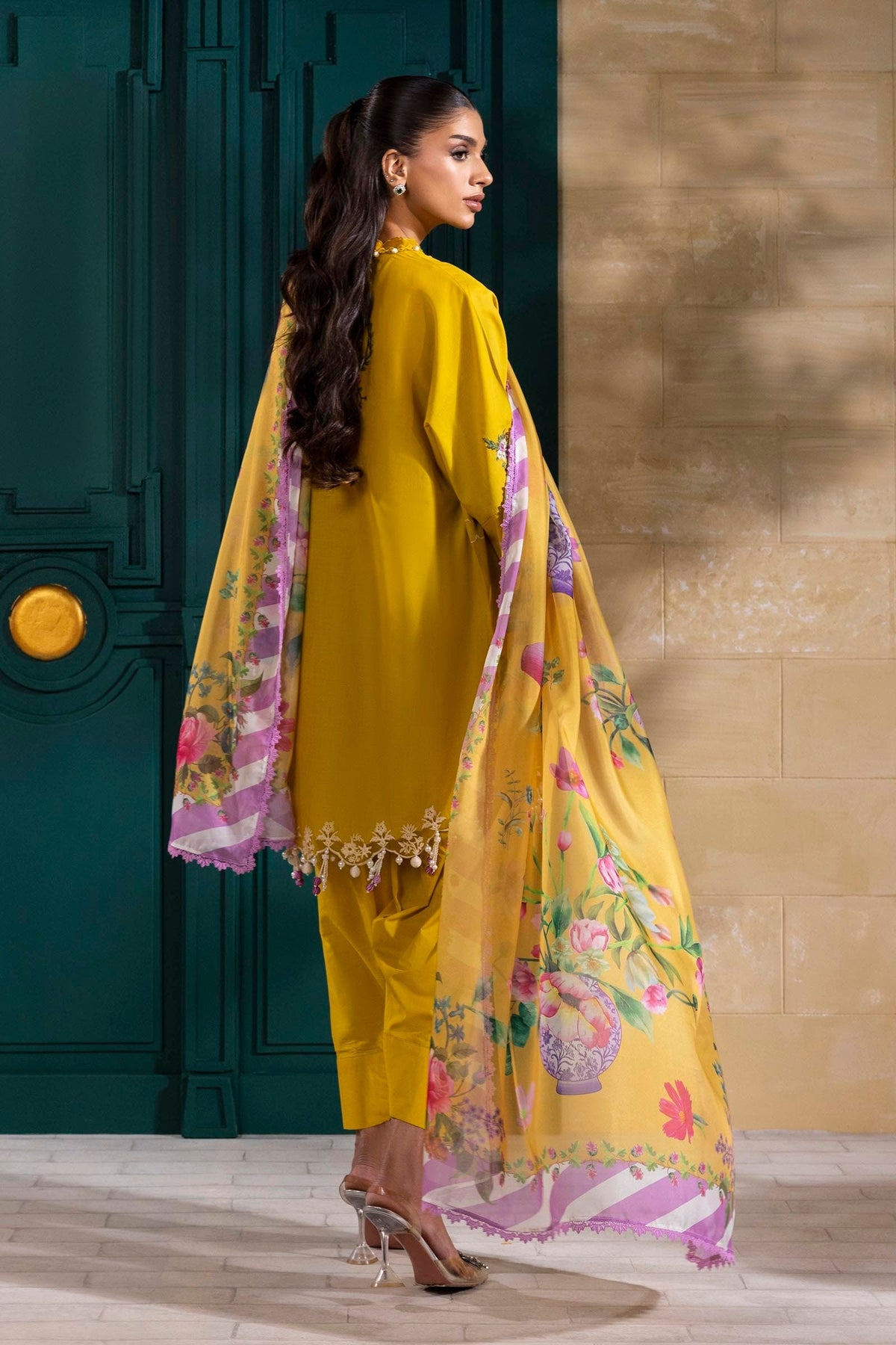 Sana Safinaz | Muzlin Spring 25 | M251-013B-3CL -  Sana Safinaz Ladies Clothes - Original Designer Dress - House of Maryam