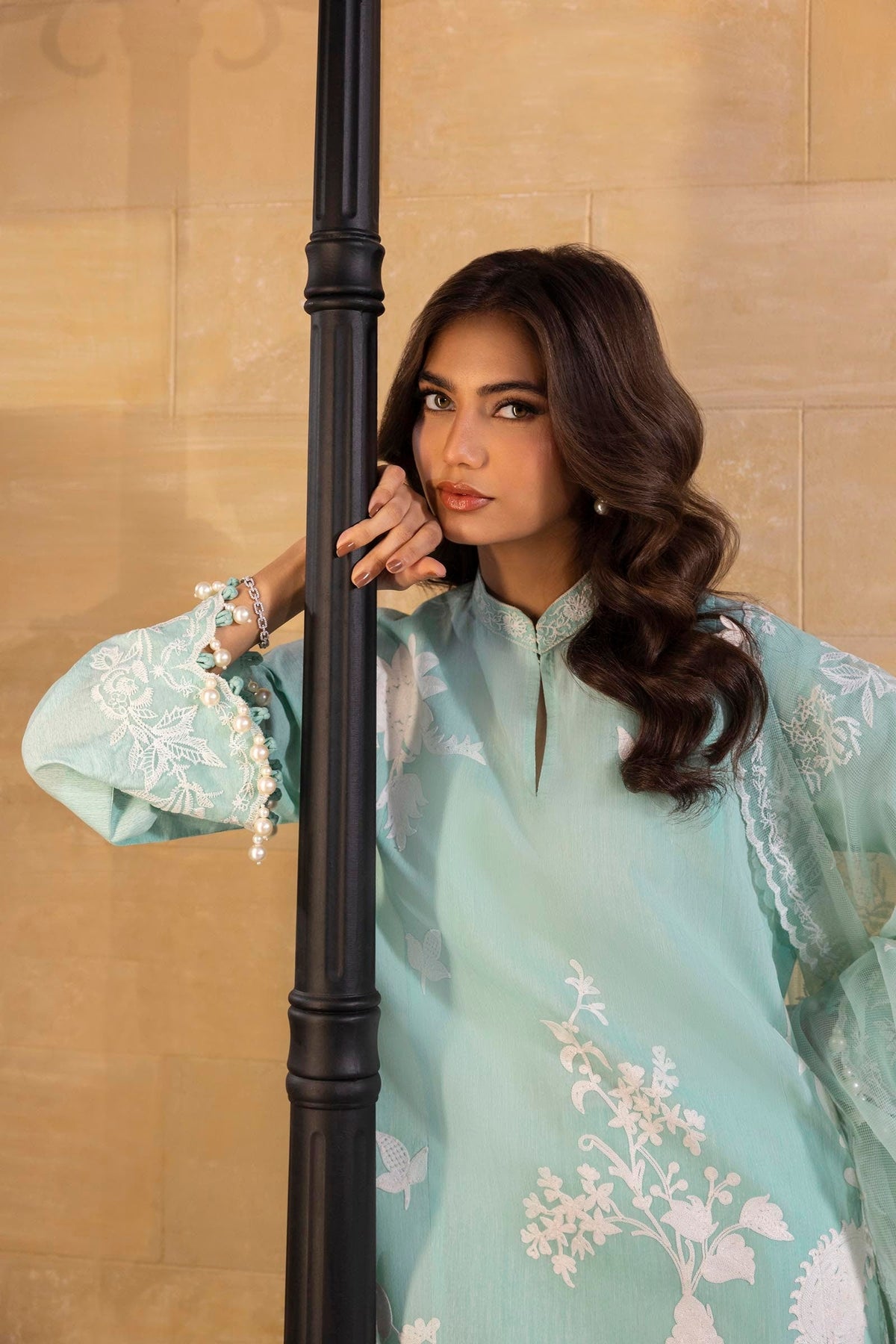 Sana Safinaz | Muzlin Spring 24 | M251-015B-3CJ -  Sana Safinaz Ladies Clothes - Original Designer Dress - House of Maryam