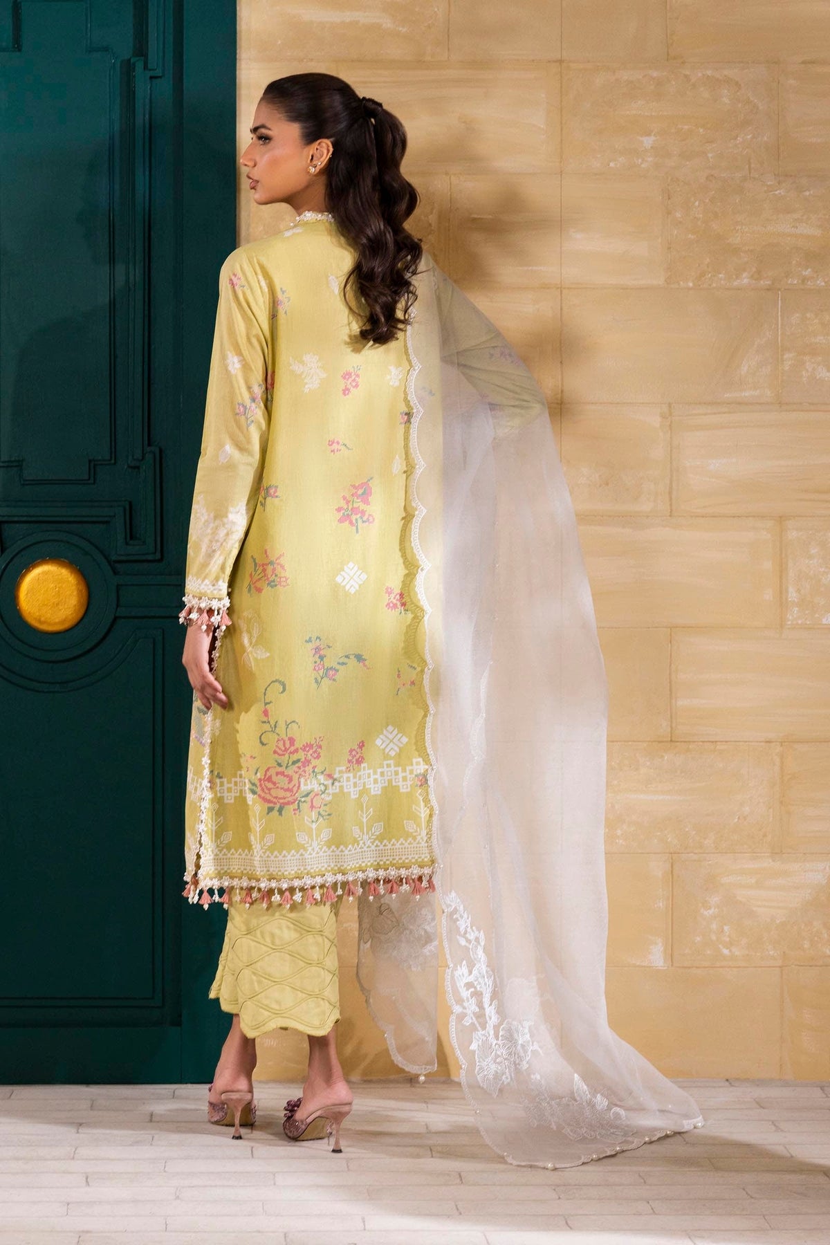 Sana Safinaz | Muzlin Spring 25 | M251-016B-3CT -  Sana Safinaz Ladies Clothes - Original Designer Dress - House of Maryam