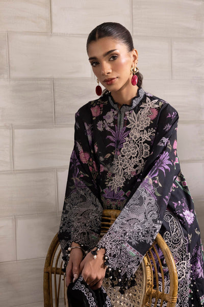 Sana Safinaz | Muzlin Spring 25 | M251-019B-3CS -  Sana Safinaz Ladies Clothes - Original Designer Dress - House of Maryam