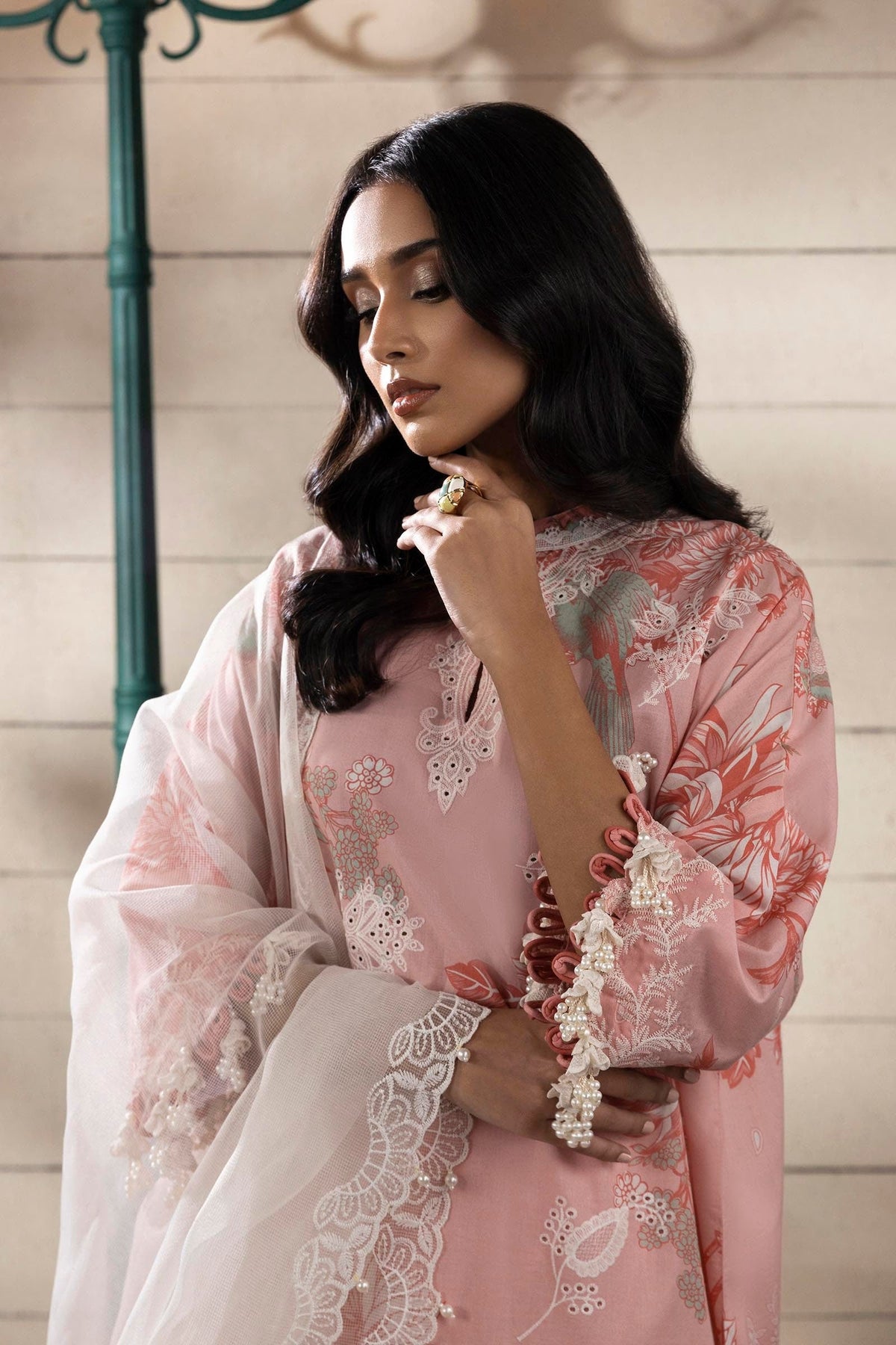 Sana Safinaz | Muzlin Spring 25 | M251-020A-3CS -  Sana Safinaz Ladies Clothes - Original Designer Dress - House of Maryam